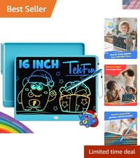 Large Eye-Friendly 16-Inch Drawing Tablet - Fun and Safe for Kids Adults