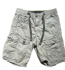Vintage GAP Military Paratrooper Cargo Shorts Baggy Utility Pockets, Size 32