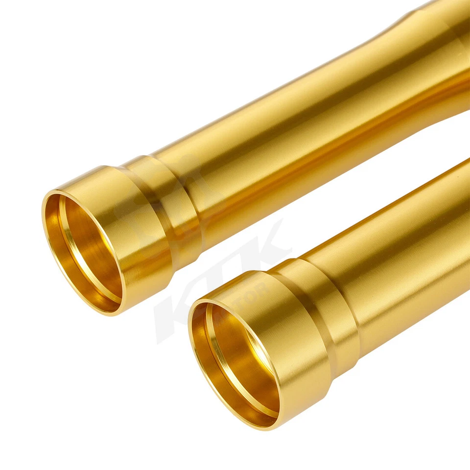 Tubos de horquilla exteriores de suspensión delantera dorados 455 mm para Honda CB600F Hornet 2007-2008 Foto 2 de 4