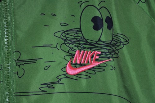 Nike x Misha The Running Man Windrunner Jacke - Grün/Gelb S Small - Bild 3 von 10
