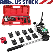 Professional Brake Line Flaring Tool Kit for 45 Degree Single, Double and Bubble