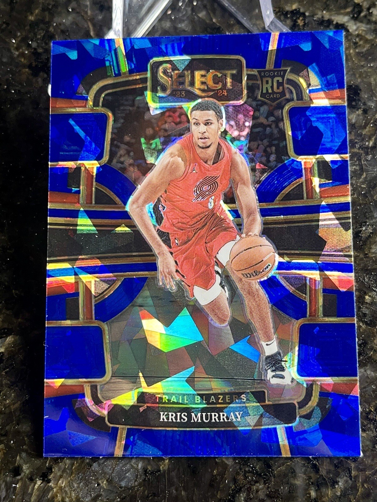 2023-24 Select Kris Murray Blue Cracked Ice RC Concourse #91