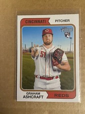 2023 Topps Heritage #383 Graham Ashcraft RC Cincinnati Reds Rookie
