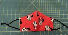 Minnie Mouse Handmade Cotton Face Mask Washable, Reusable X-Large Adjustable