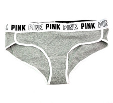 Victorias Secret Pink Womens Size L Heather Grey Boy Short Underwear
