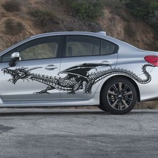 Winged Dragon Detailed Vinyl Decal Hood Sticker Car Truck Vehicle SUV Graphic