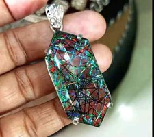 Multi-Color 101.20 Ct Brazilian Rutilated Quartz Pendant Loose Gemstone