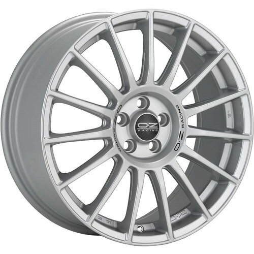 OZ RACING SUPERTURISMO LM MATT RACE SILV BLACK LETTER WHEEL