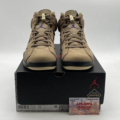 Size 10W - Air Jordan 6 Retro GORE-TEX Brown Kelp (FD1643