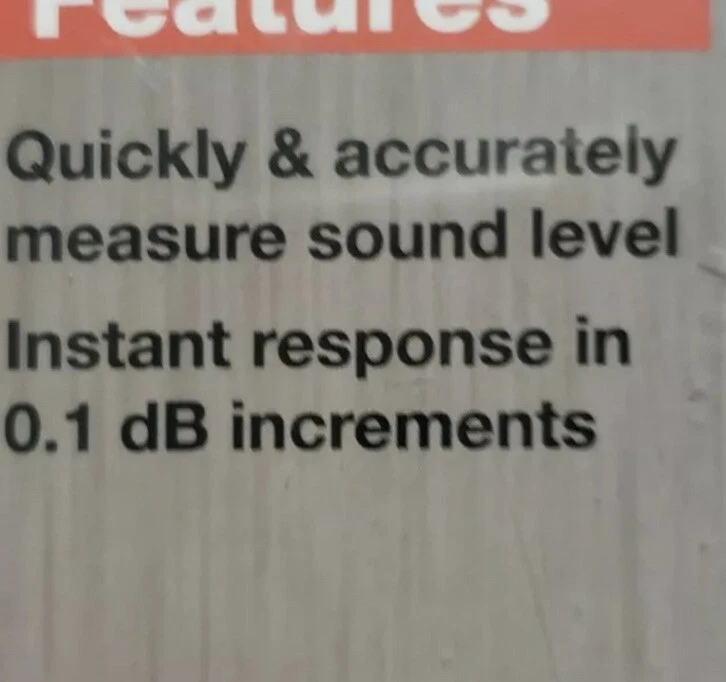 Triplett TSC-MC1 SoniChek Mini Sound Level Meter, Backlit, C Weighted. DB Tester - Image 3 of 4