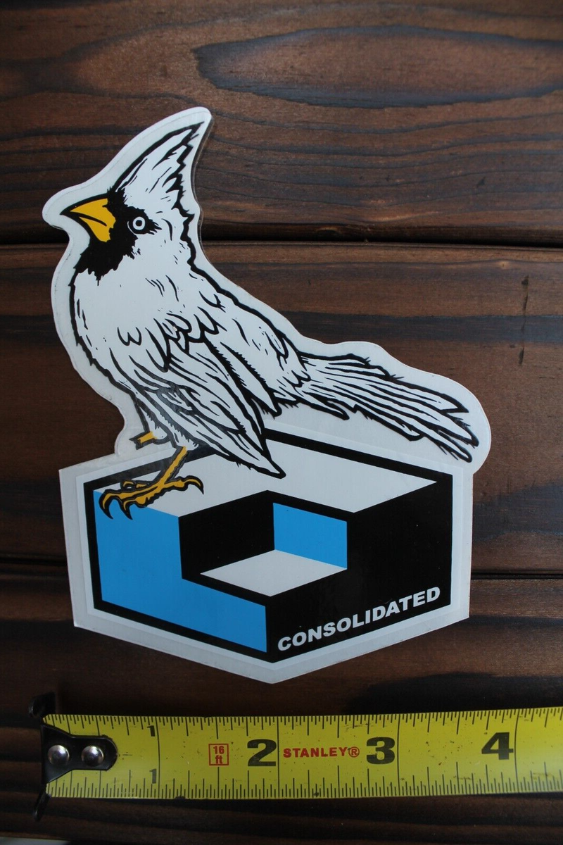Consolidated Skateboards Bird Parrott OG 90's GB6 Vintage