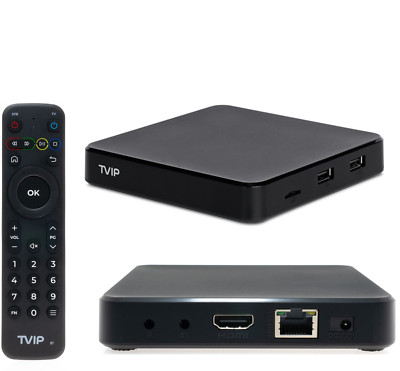 TVIP S-Box v. 605 se 4K HEVC HD Multimedia Stalker Streamer Android 6.0 WLAN
