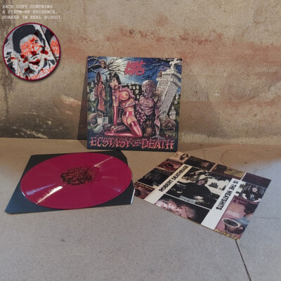 Meat Shits - Ecstasy Of Death ++ RED LP incl. BLOODSTAINED