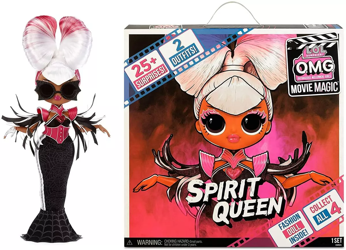 LOL Surprise OMG Movie Magic Spirit Queen Fashion Doll with 25