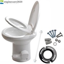 20 RV Camper Toilet Gravity Flush Toilet Foot...