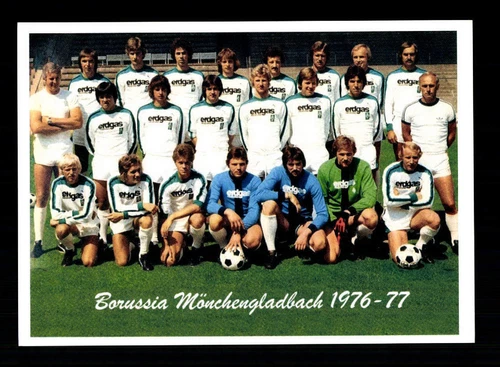 Borussia Mönchengladbach Team Card 1976-77