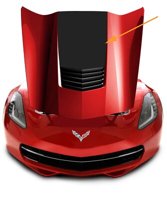 Carbon Flash Stinger Hood Decal 2014-2019 Corvette For Stingray And Grand Sport