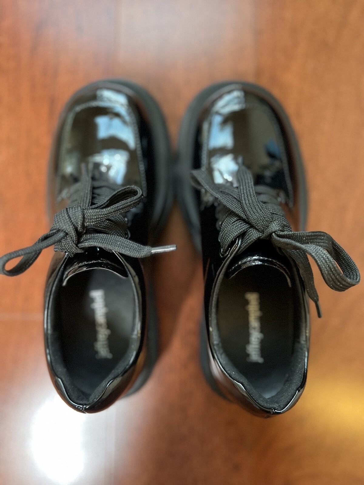 SAOLA Scarpe derby Jeffrey Campbell Delante nere in vernice da donna taglia 6M