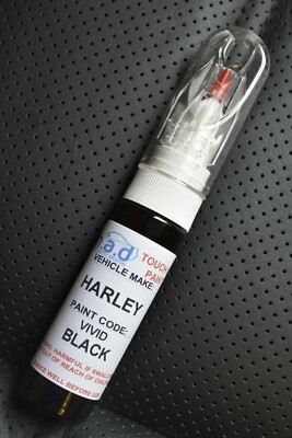 TOUCH UP MOTORBIKE PAINT 20ML PEN FOR HARLEY BARRACUDA SILVER EKR