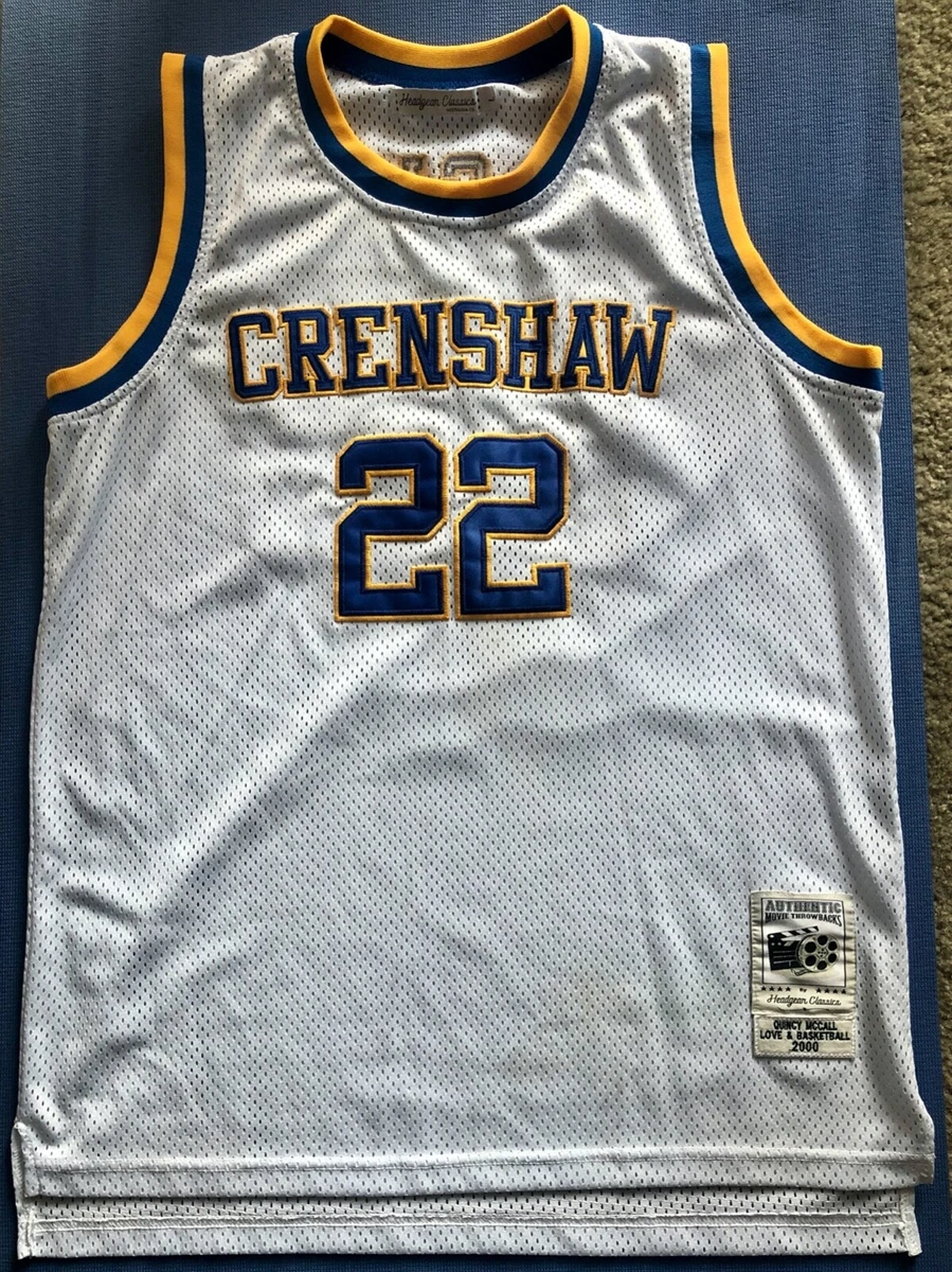 Headgear classic Love and Basketball 22 Quincy McCall jersey White Mens Large