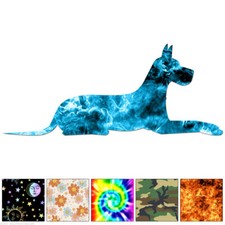 Great Dane Dog - Decal Sticker - Multiple Patterns  Sizes - ebn6533