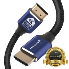 Fosmon [6FT][4K UHD|3D Ready] Gold Plated High Speed Ethernet HDMI 2.0 Cable