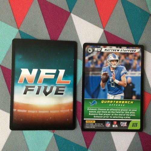 Matthew Stafford #U126 lions Uncommon Base 2020 Panini Edition NFL five TCG - Picture 1 of 1
