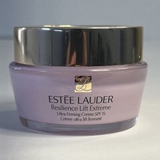 Est e Lauder Time Zone Line And Wrinkle Reducing Cream SPF 15 - 1.7oz Used