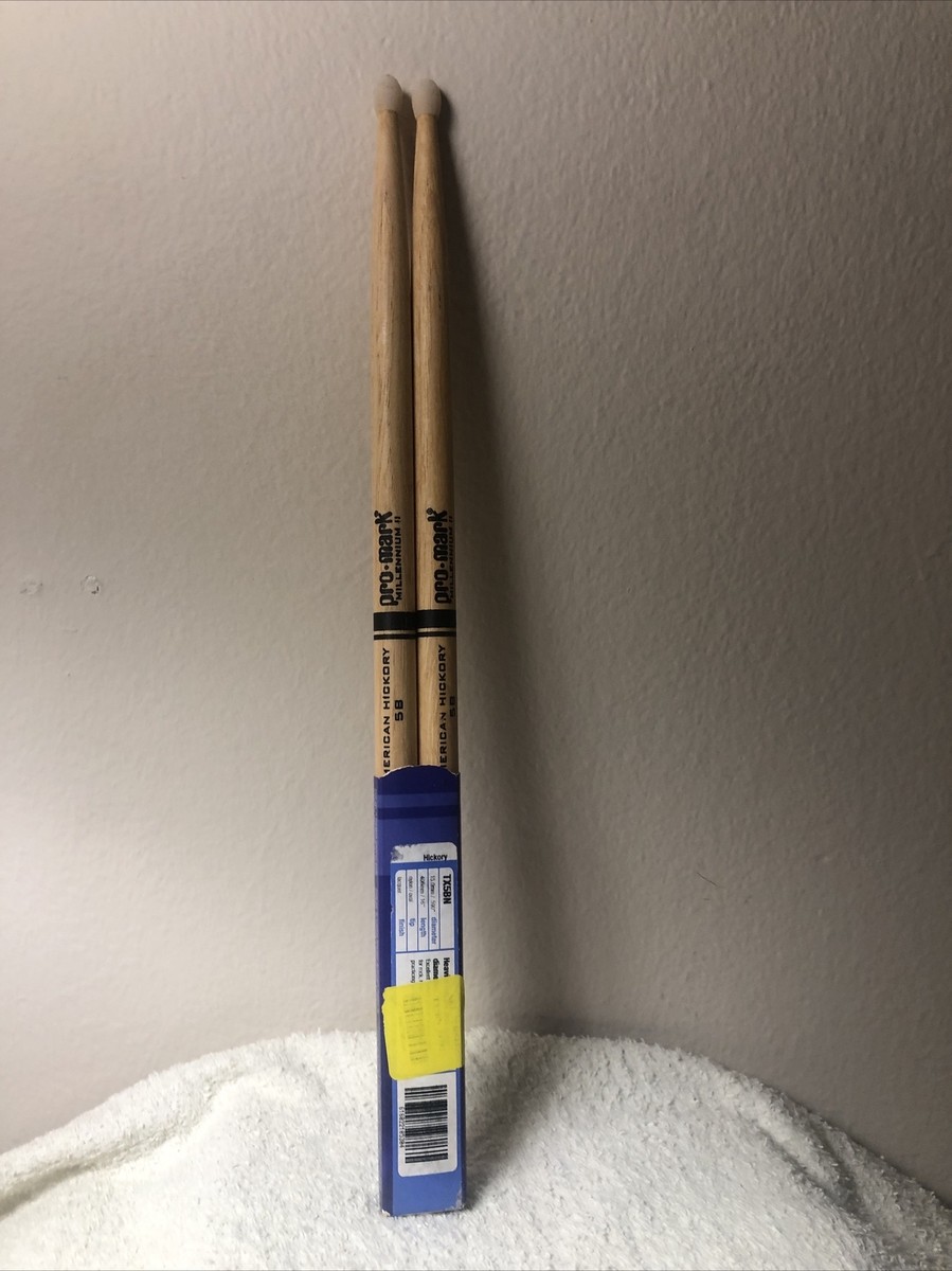 NIP New Pro Mark Millennium ii 5B Drum Sticks TX5BW Large Wood