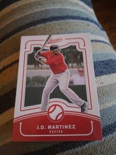 J.D. MARTINEZ 2021 PANINI CHRONICLES CLASSICS #7 FREE SHIPPING