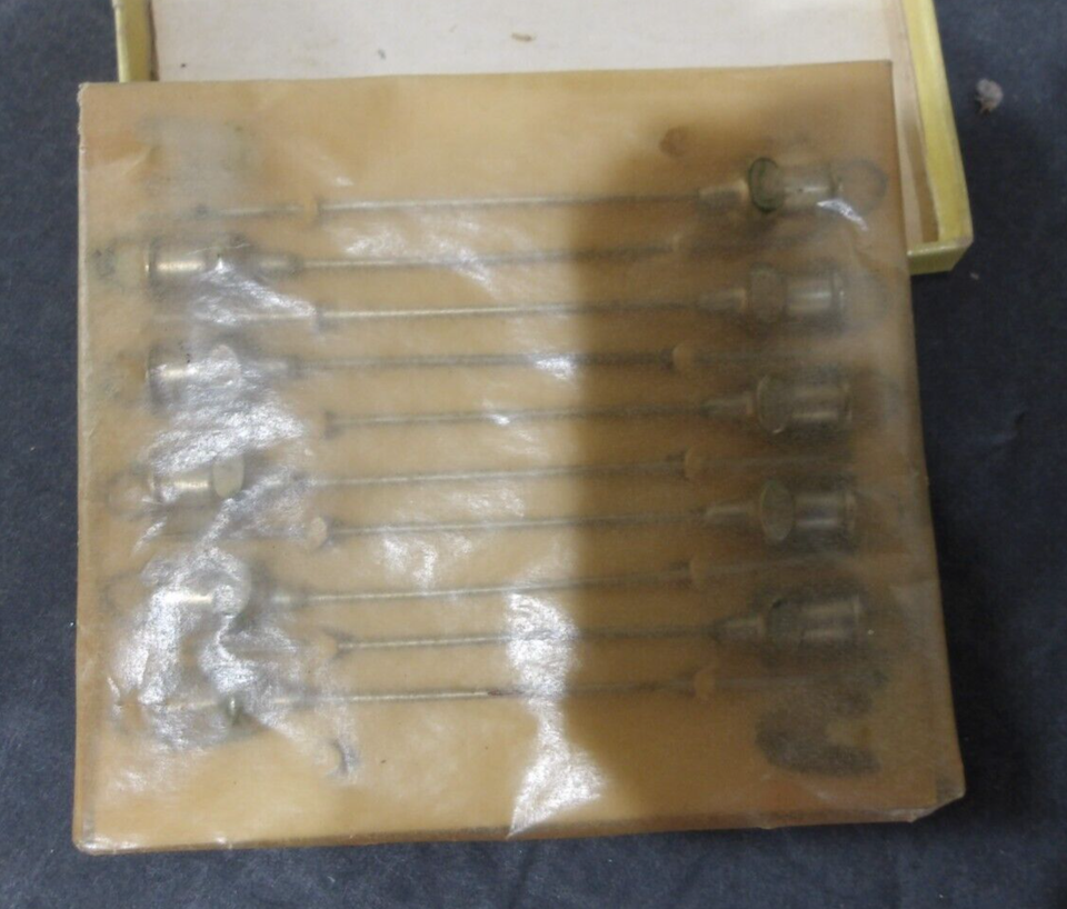 Vintage Stainless Hypodermic Needles No Name Gauge? x 2" eBay
