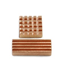 2-Pieces Adhesive Back Copper Heatsink For DIY GPU Chipset DDR DDR3 RAM Memory
