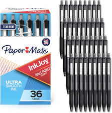 Paper Mate InkJoy 300RT Retractable Ballpoint Pens, Medium Point, Black, 36 Coun