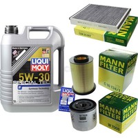 Mann Inspektionspaket 5L Liqui Moly 5W-30 FüR Ford Kuga II 1.5 Ecoboost