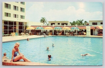 Postcard  Poolside @ Key Biscayne Hotel & Villas Key Biscayne Miami Florida  O-9