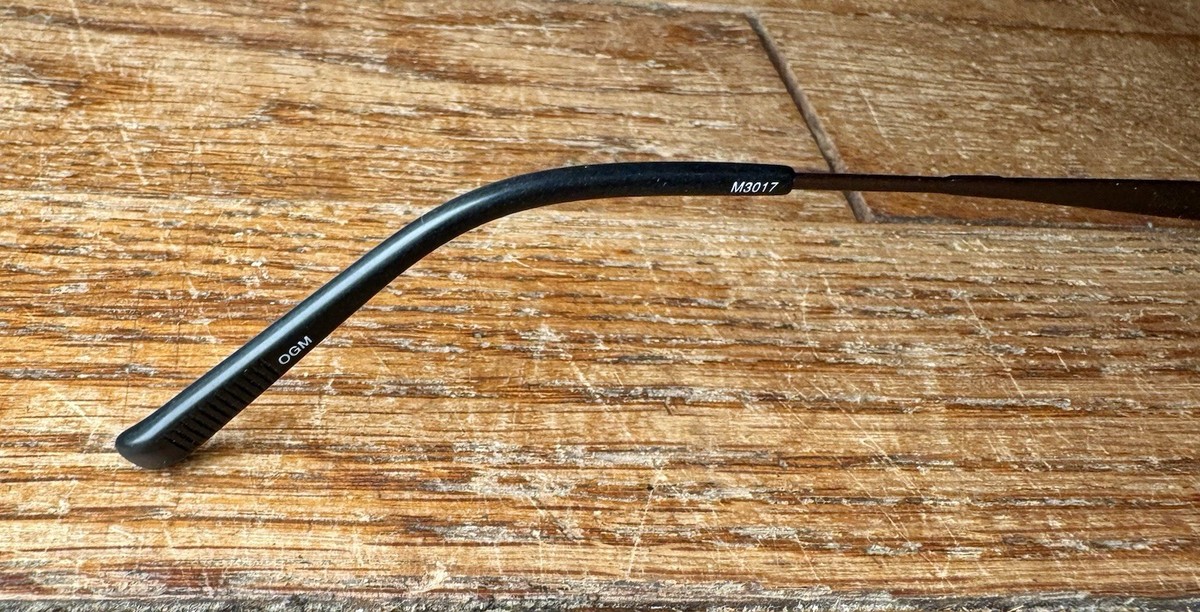Matsuda M3017 Glasses Brand New Unworn Oval Gunmetal and Black 