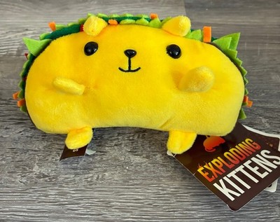 Exploding Kittens Plush 7  Yellow Taco Cat new