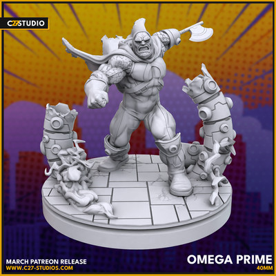Absolute Darkseid 40mm Scale Miniature | Crisis Protocol Proxy | C27