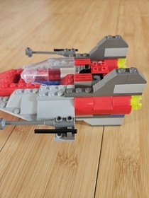 LEGO Star Wars A-Wing Fighter 7134 99% Complete with Minifigures & accessories