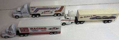 Vintage 1995 Preview Edition Lance Semi Truck/Trailer MW Racing Team Lot Of 3