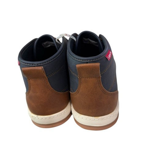 Stivaletti Chukka Levi’s uomo taglia 10,5 blu navy stringati casual eleganti nuovi con etichette - Foto 6 di 6