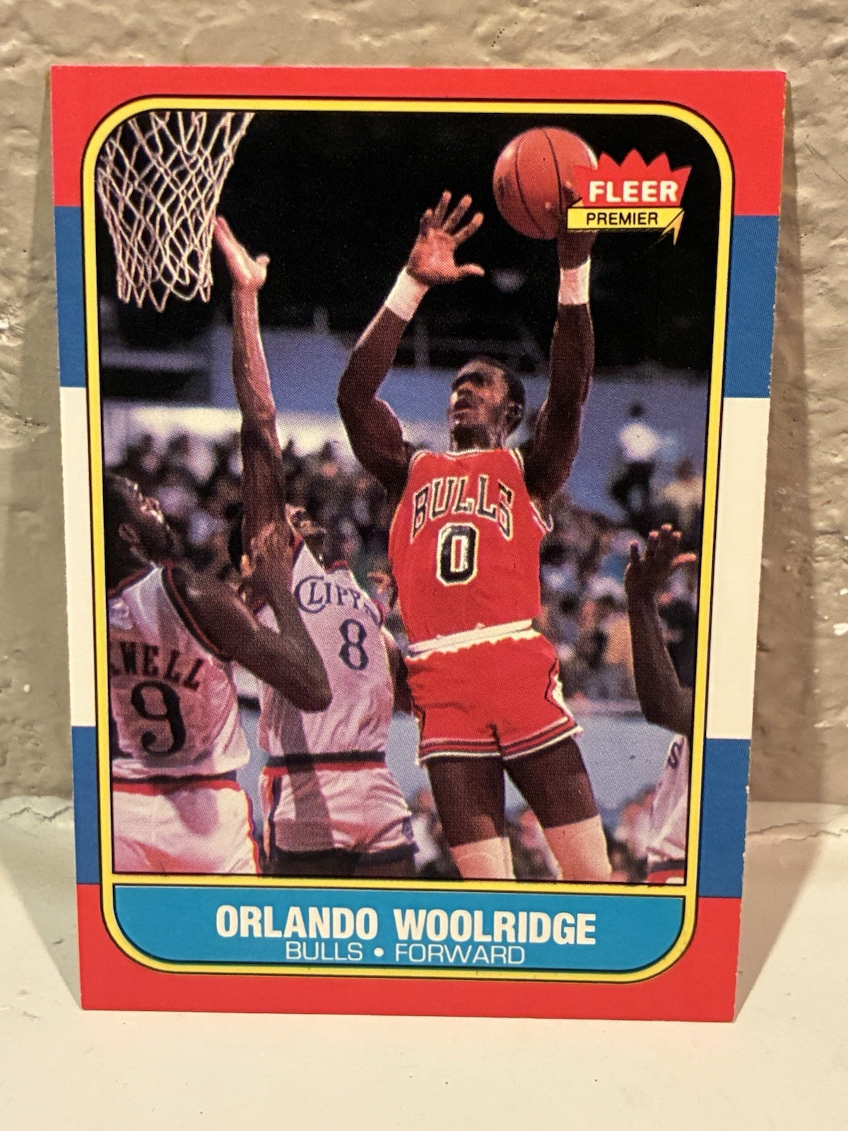 1986-87 Fleer Basketball #130 Orlando Woolridge Chicago Bulls NRMT