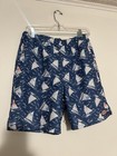 Vineyard Vines Men's Size Small YXL?28" Blue Boat Mesh Lined Swim Trunk Shorts — photo 1