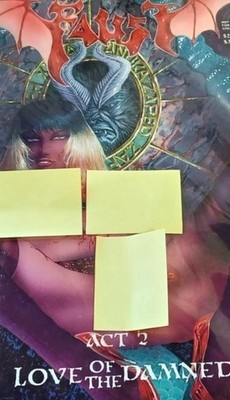 FAUST Act 2 ''Love of the Damned'' Rebel Comics *Mature* Horror 1st Printing