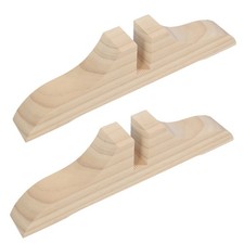 2 Pcs Household Divider Base Support Feet Bracket Partition Stand Supply