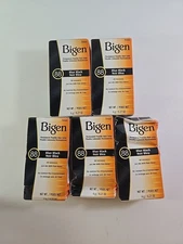 Lot Of 5 BL Bigen Powder Hair Color #88 Blue Black 0.21 oz
