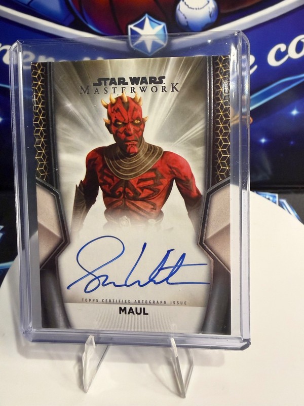 2025 Topps Star Wars Masterwork Sam Witwer As Maul Auto Autograph NM