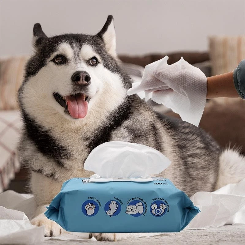 Pet Wipes for Dog Puppy Cat Bath Clean Grooming Deodorizing Hypoallergenic Wipes - Image 2 of 4