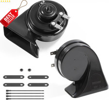 12V Car Horn Kit Dual Tone High Low Waterproof Loud for Cars Trucks Boats - US