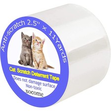 Anti Cat Scratch Furniture Protector - 2.5" x11 Yards Single Side Couch Prote...